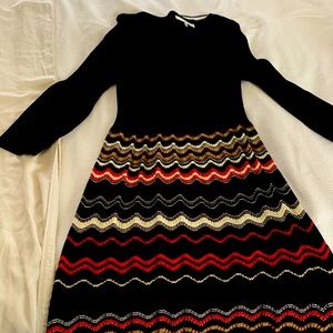 Multi color sweater dress